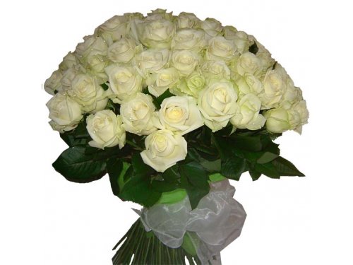  Букет белых роз №057 